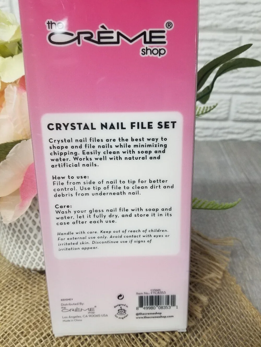 Minnie Mouse/ The Creme Shop Nail File Set